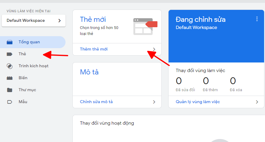 tạo thẻ tag manager chạy google ads